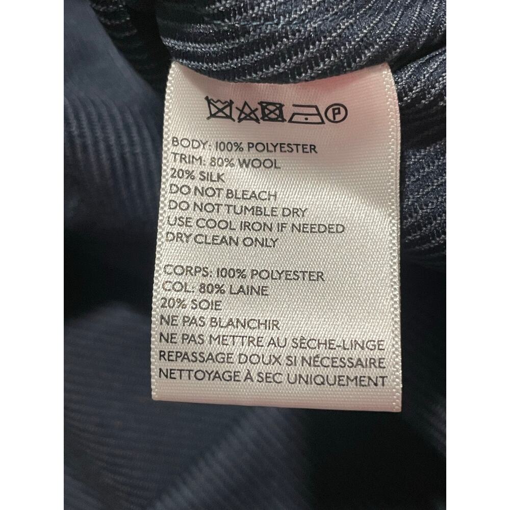 Family Affairs Maeve Dress Womens XS Long Sleeve Twill Blue Fit N Flare MSRP$376 - Picture 13 of 13